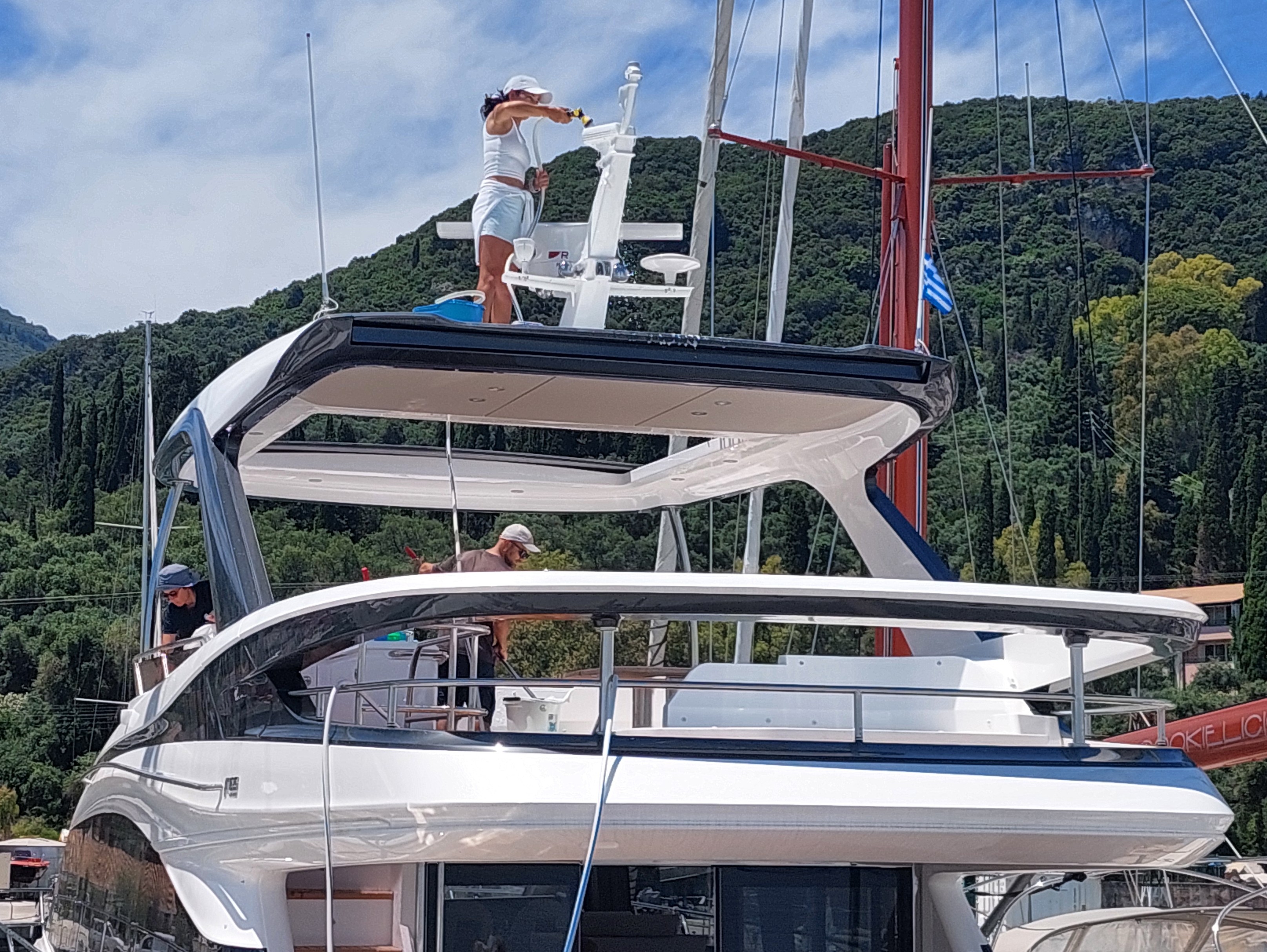 Our Crew at Work @ Benitses